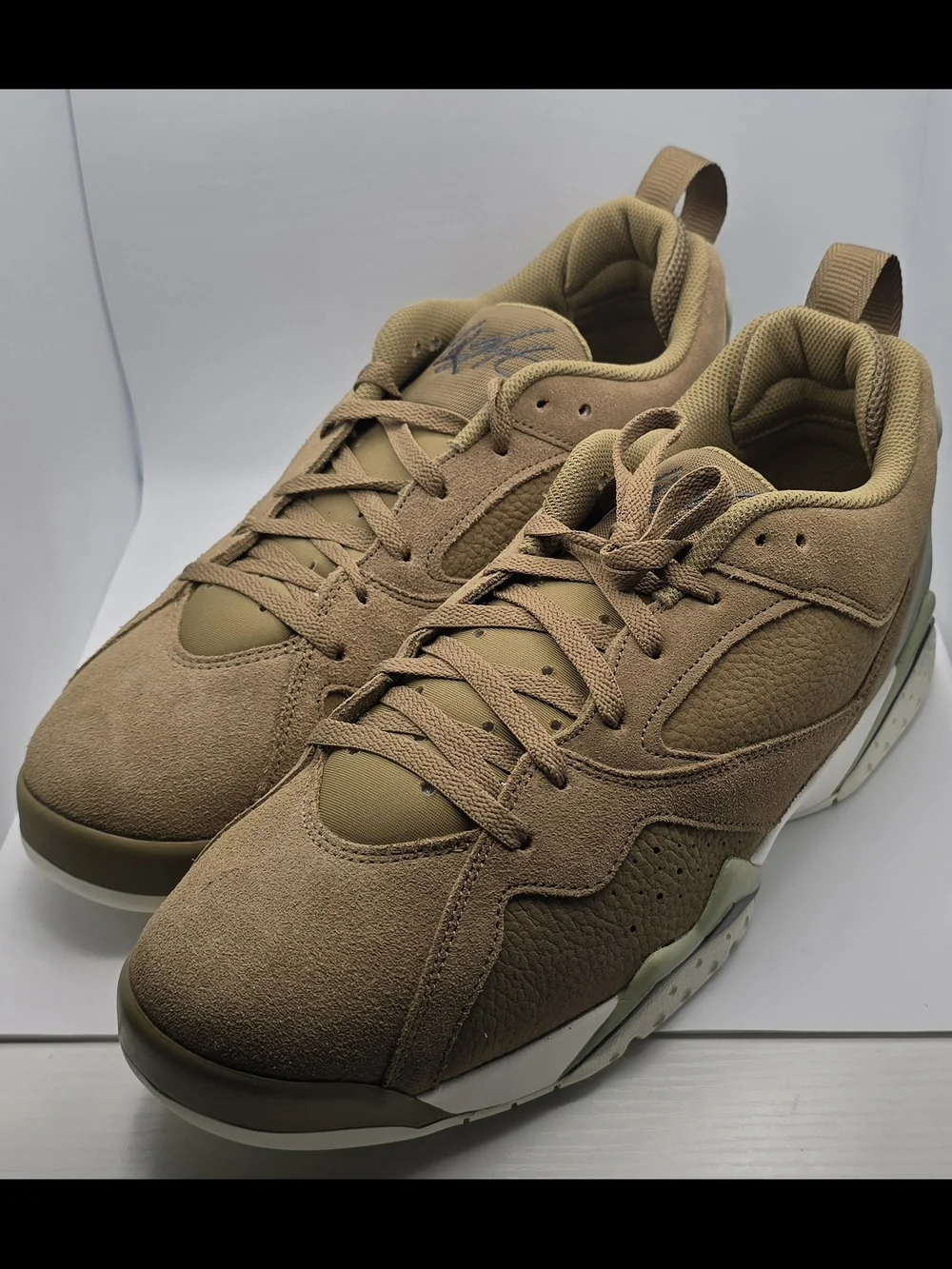 Jordan MVP 92 Men's 13 Tan/Brown Suede Low-Top Sneakers